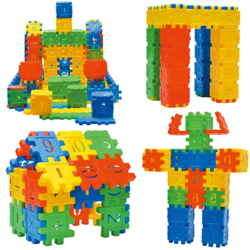 Juego de 110 bloques de construcción Lepin DIY para bebés y niñas, bloques 3D, divertidos juguetes educativos de mosaico para niños, juguetes de bloques para niños.