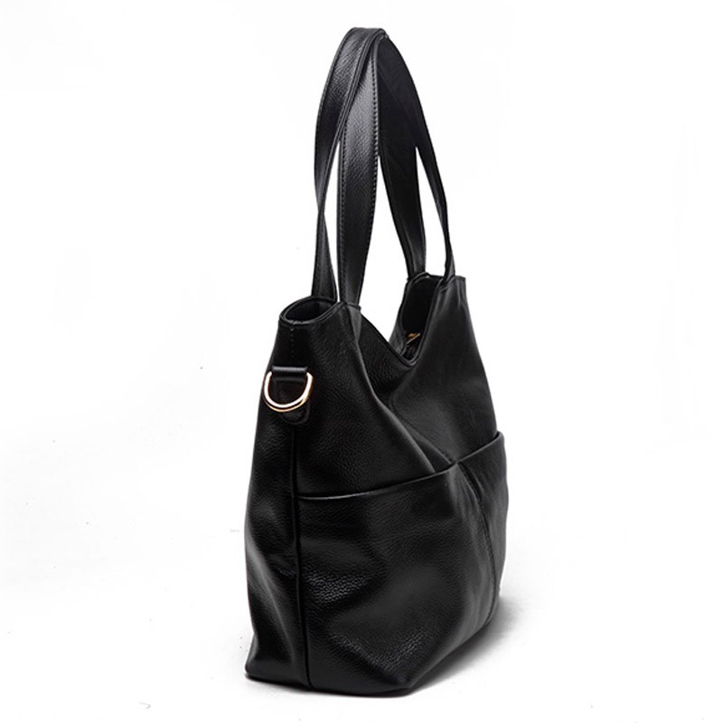 Bolso de cuero de gran capacidad para mujer de mediana edad, bolso de hombro de cuero suave, bolso grande para mujer, bolso de mensajero estilo occidental