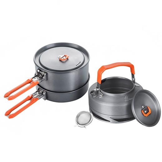 Utensilios de cocina para exteriores, utensilios de cocina portátiles para acampar, juego de calor para picnic