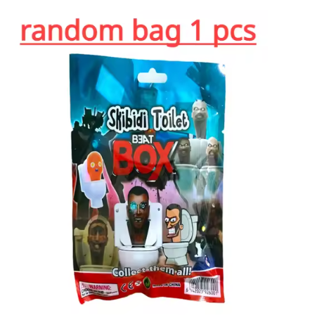 12 piezas de juguete Skibidi para inodoro de hombre contra monitor, juego de cartas, muñeca de acción, modelo de anime, juguete para niños y niñas, regalo para niños