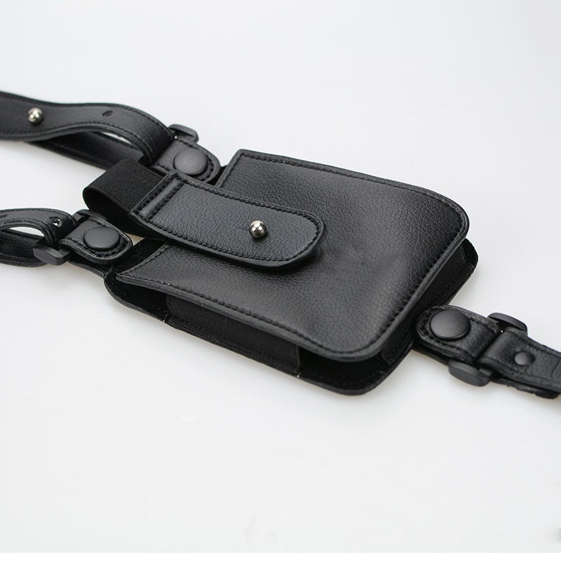 Cartera creativa de primera capa de piel de vaca para axilas