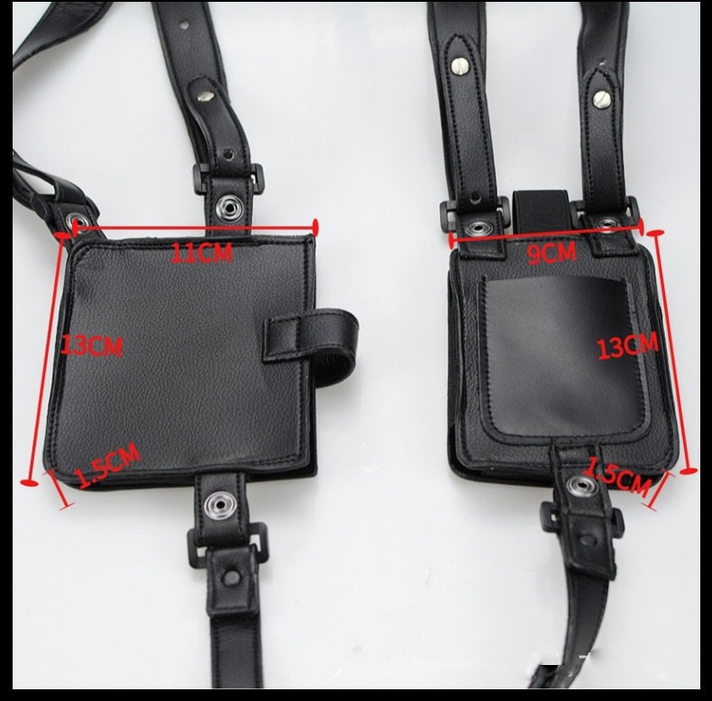 Cartera creativa de primera capa de piel de vaca para axilas