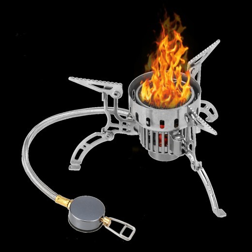 Estufa de camping Stove Head, utensilios de cocina para exteriores