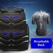 Bolso de hombro doble de gran capacidad, impermeable, antirrobo, de tres capas, para negocios