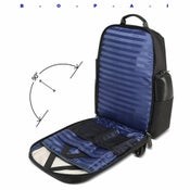 Bolso de hombro doble de gran capacidad, impermeable, antirrobo, de tres capas, para negocios