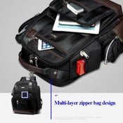 Bopai 11 85301 15.6 Bolsa de cremallera multicapa de gran capacidad con diseño transpirable L