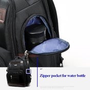 Bopai 11 85301 15.6 Bolsa de cremallera multicapa de gran capacidad con diseño transpirable L