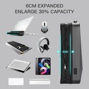 Mochila rígida expandible impermeable Bopai 61 93318a con carga USB