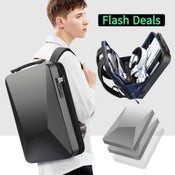 Mochila rígida expandible impermeable Bopai 61 93318a con carga USB