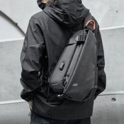 Bolsa bandolera antirrobo para viajes, senderismo y ciclismo