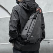 Bolsa bandolera antirrobo para viajes, senderismo y ciclismo