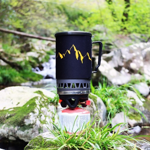 Utensilios de cocina portátiles para exteriores resistentes al viento y que acumulan energía