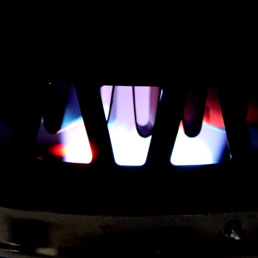 Utensilios de cocina portátiles para exteriores resistentes al viento y que acumulan energía