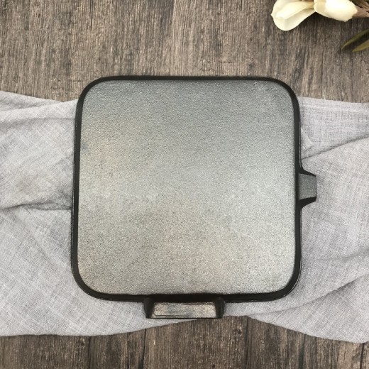 Sartén plegable de hierro fundido para cocinar al aire libre