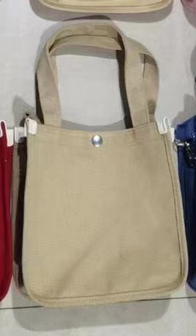 Bolso de mano estilo canguro, informal, de lona, portátil, pequeño, cuadrado, bandolera de un solo hombro