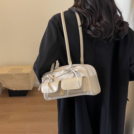 Nuevo bolso cuadrado pequeño portátil a juego para mujer, moderno, de verano y otoño.