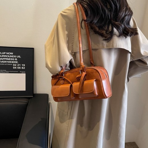 Nuevo bolso cuadrado pequeño portátil a juego para mujer, moderno, de verano y otoño.