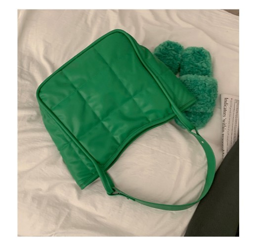 Bolso de mano sencillo de moda para mujer de Green Down, de gran capacidad y combinable con todo.