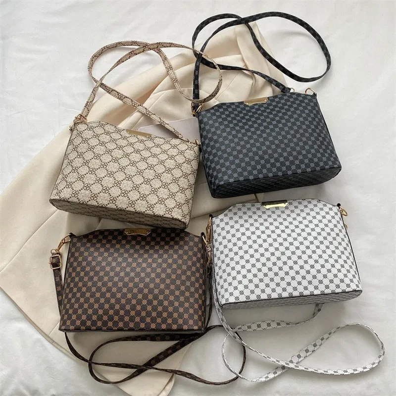 Bolso bandolera cuadrado para presbicia de mediana edad, gran capacidad