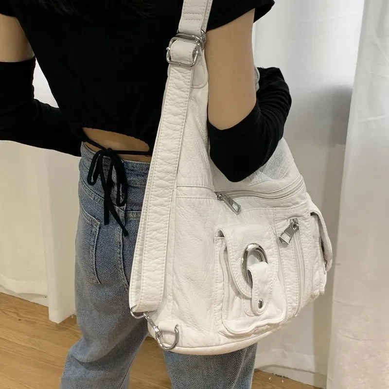 Bolso bandolera de un solo hombro para mujer, sencillo, a la moda y con personalidad.