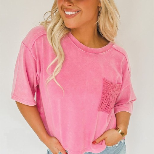 Top casual de manga corta que combina con todo