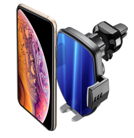 Cargador inalámbrico para coche, carga rápida de 10 W, sensor infrarrojo Qi, matriz mágica, cargador inalámbrico multifunción para teléfono móvil.