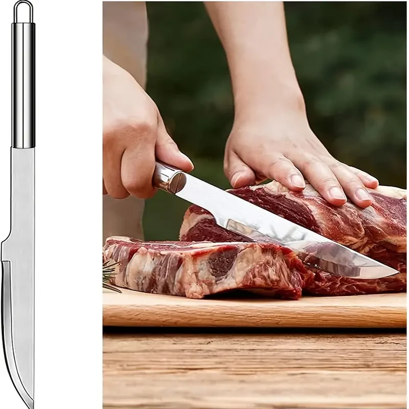 Herramientas de acero inoxidable para parrilla de barbacoa, accesorios para utensilios, herramientas para ahumador de carbón, placa para parrilla, tenedor, cuchillo de cocina, cortador de carne, cuchillo, pinzas, espátula, utensilios para cocinar al aire 