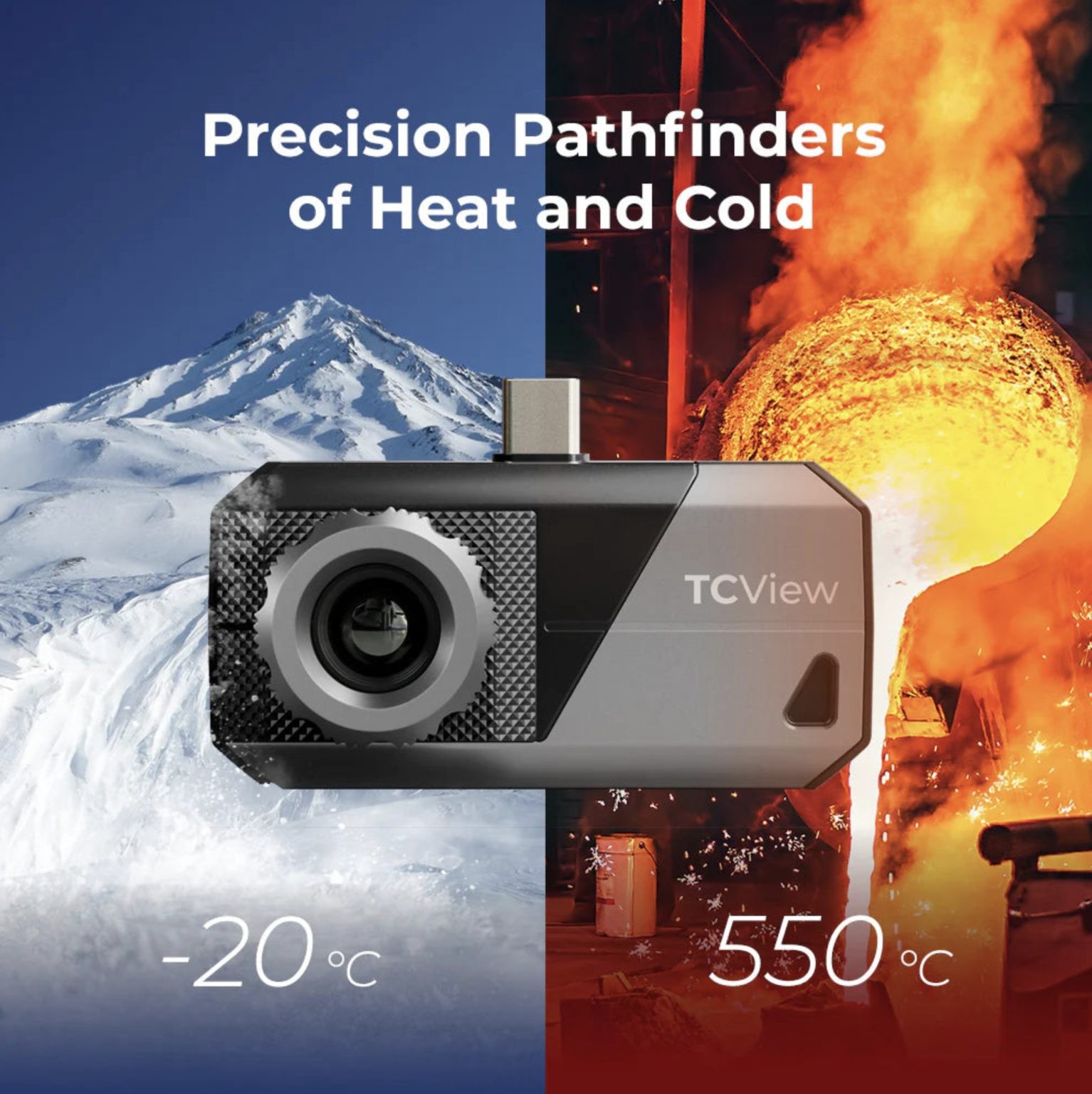 Cámara termográfica TOPDON TCView (Android)