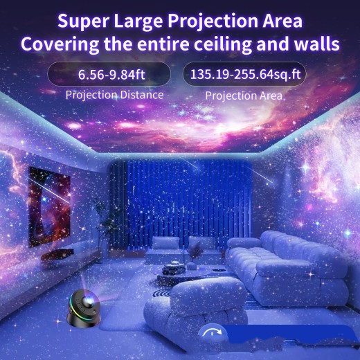 Lámpara de proyección de modelo Meteor de sexta generación Space Mirror