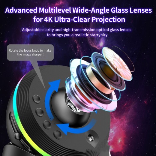 Lámpara de proyección de modelo Meteor de sexta generación Space Mirror