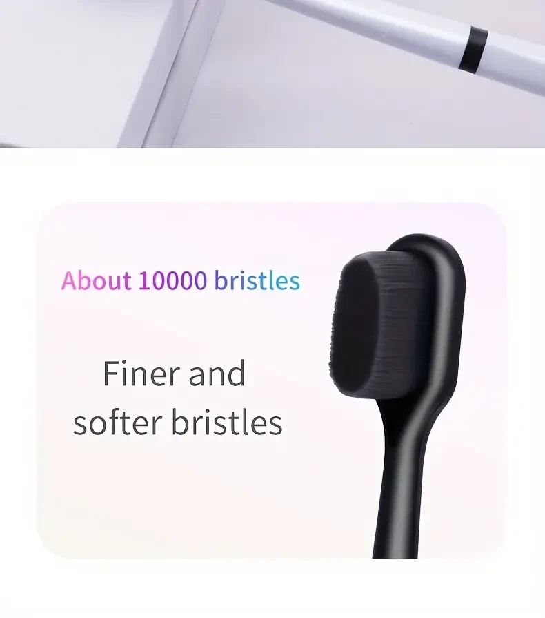 Cepillos de dientes de bambú, cerdas ultra suaves