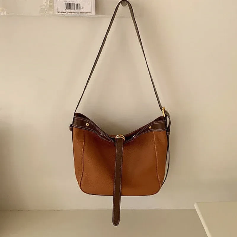 Bolso bandolera portátil de gran capacidad para mujer, para otoño e invierno