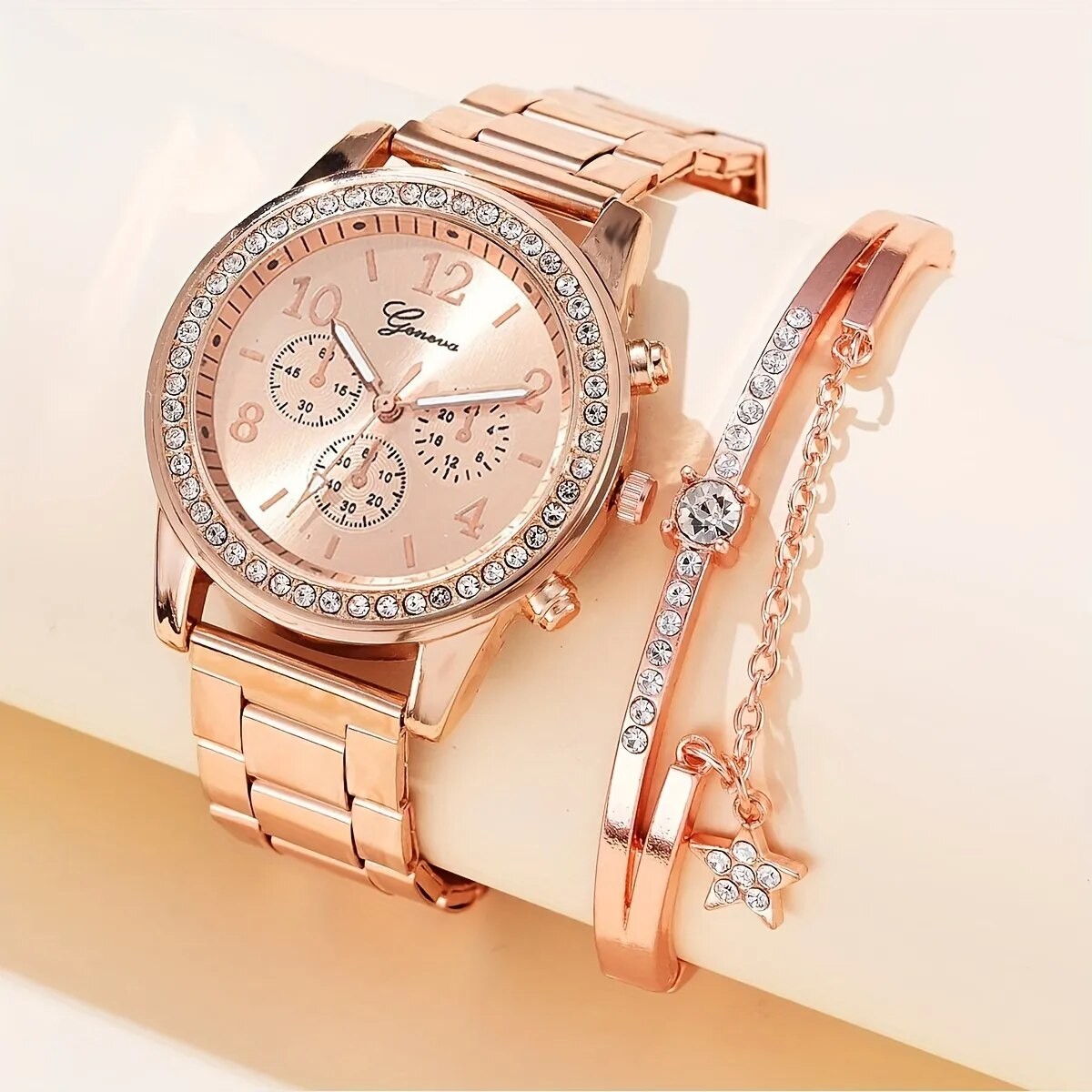 Reloj de pulsera de cuarzo para mujer