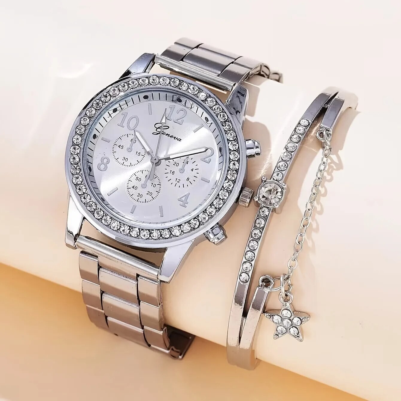 Reloj de pulsera de cuarzo para mujer