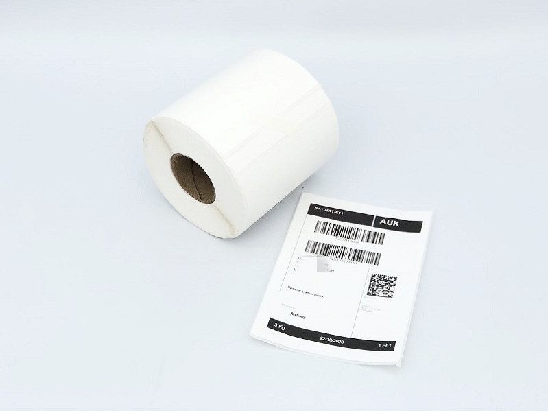 1 rollo de etiquetas térmicas directas premium de 100 x 150 mm, 350 unidades por rollo, etiquetas para mensajería