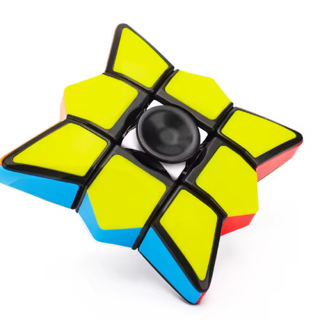 Cubo giratorio con punta de dedo, giroscopio sensorial para aliviar el estrés, juguete antiestrés para la punta de los dedos, giroscopio de escritorio para adultos, regalo