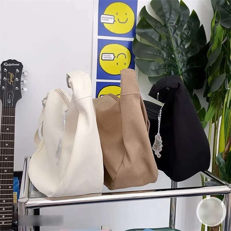 Bolso bandolera sencillo de color liso para mujer