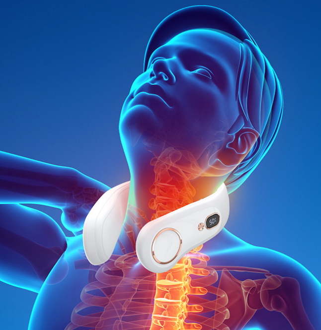 Calentador de cuello portátil, calentador de cuello colgante, calentador de cuello recargable por USB