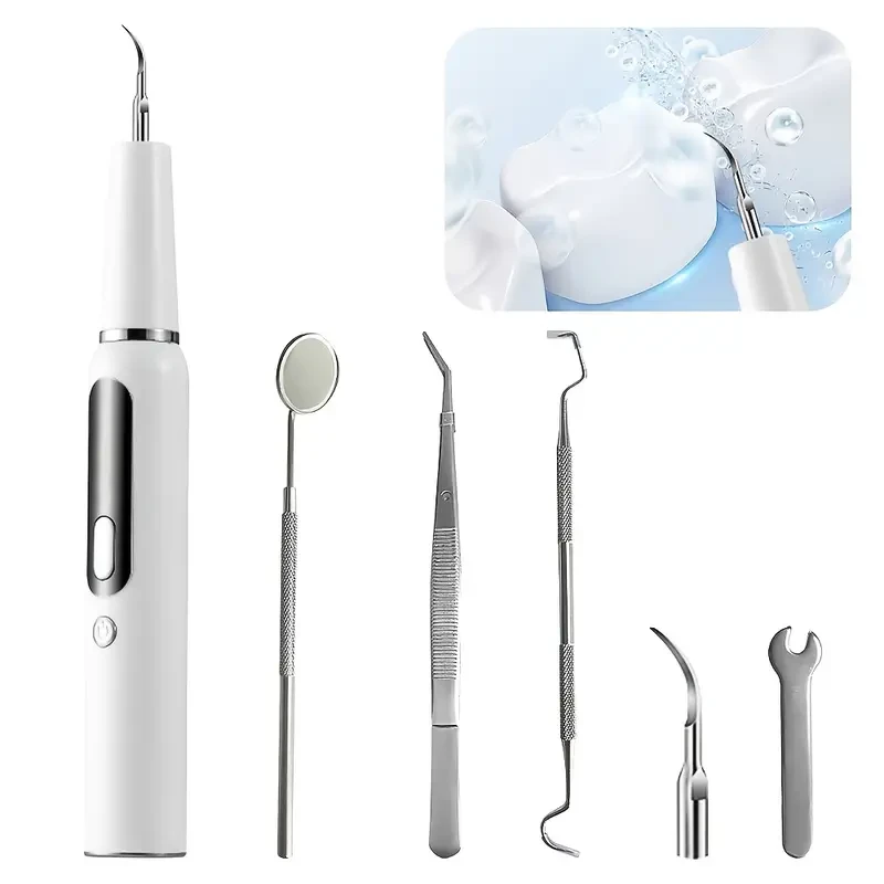 Kit de limpieza para higiene bucal con 2 cuchillas reemplazables, recargable tipo C