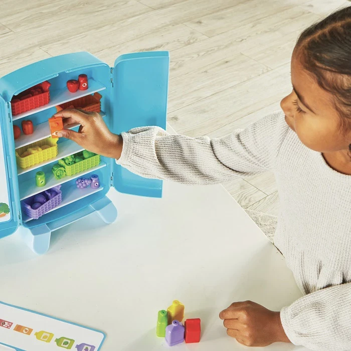 Recursos de aprendizaje: Mini refrigerador para clasificar bocadillos