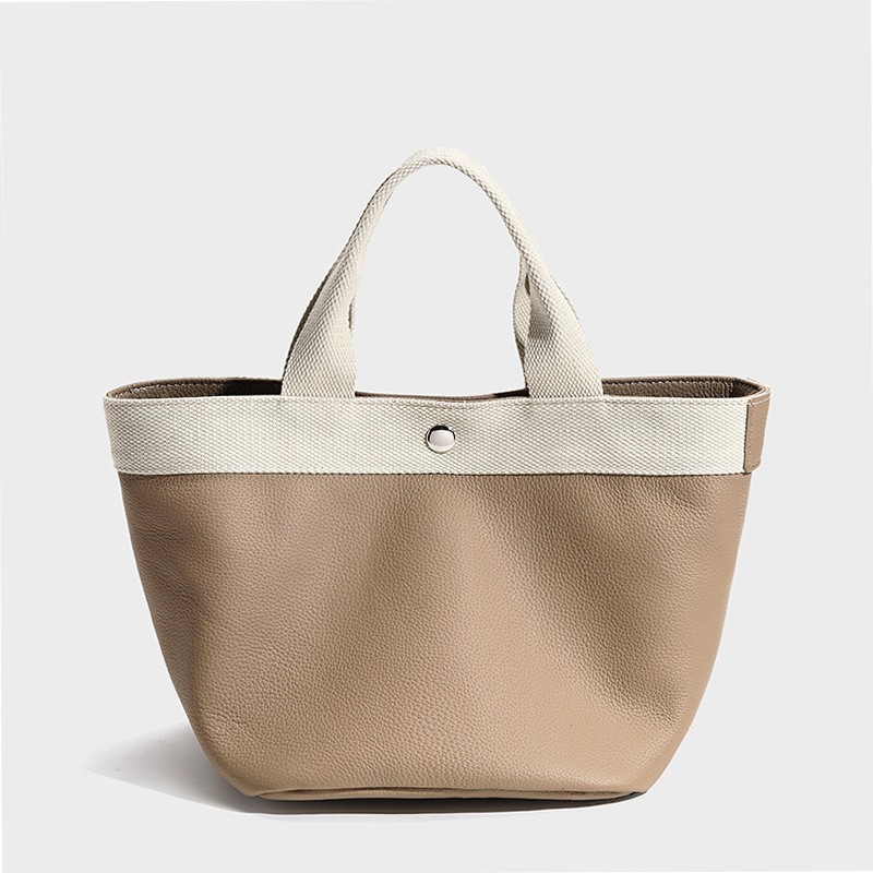 Moda Simple Primera Capa Piel de Vaca Mujer