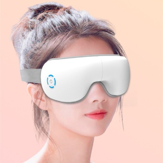 Masajeador de ojos con compresas calientes y música con vibración