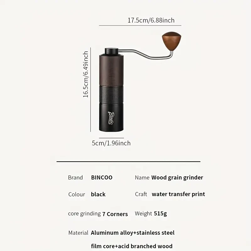 Molinillo de café manual Bincoo