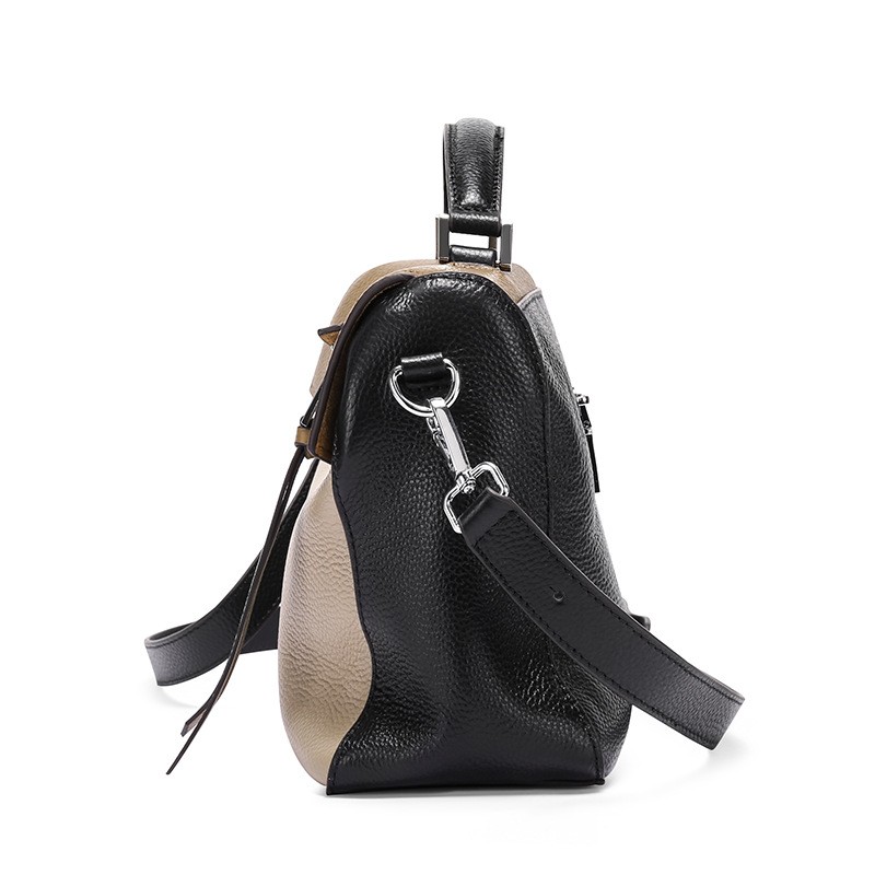 Bolso bandolera portátil de piel de vaca