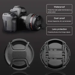Tapas protectoras para lentes de cámara -