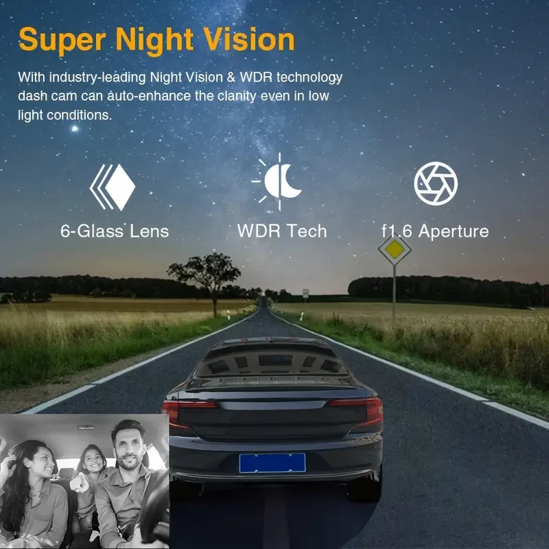 Cámara de salpicadero dual con visión nocturna por infrarrojos, doble canal 1080P frontal e interior, cámara DVR gran angular para coche con pantalla IPS de 8,03 cm, sensor de movimiento 24 horas, modo de aparcamiento, grabación en bucle (sin tarjeta de 3