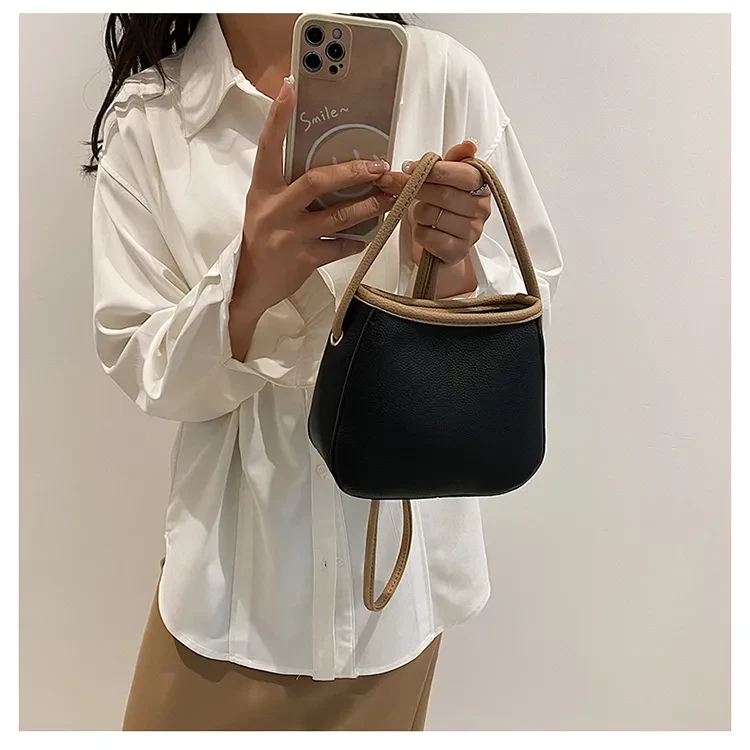 Bolso pequeño informal y versátil para mujer, sencillo y de hombro.