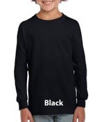 Camiseta juvenil de manga larga de algodón ultra suave para niños, impresión personalizada, camiseta