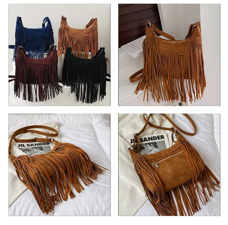 Nuevo bolso bandolera retro con personalidad y minimalismo que combina con todo.