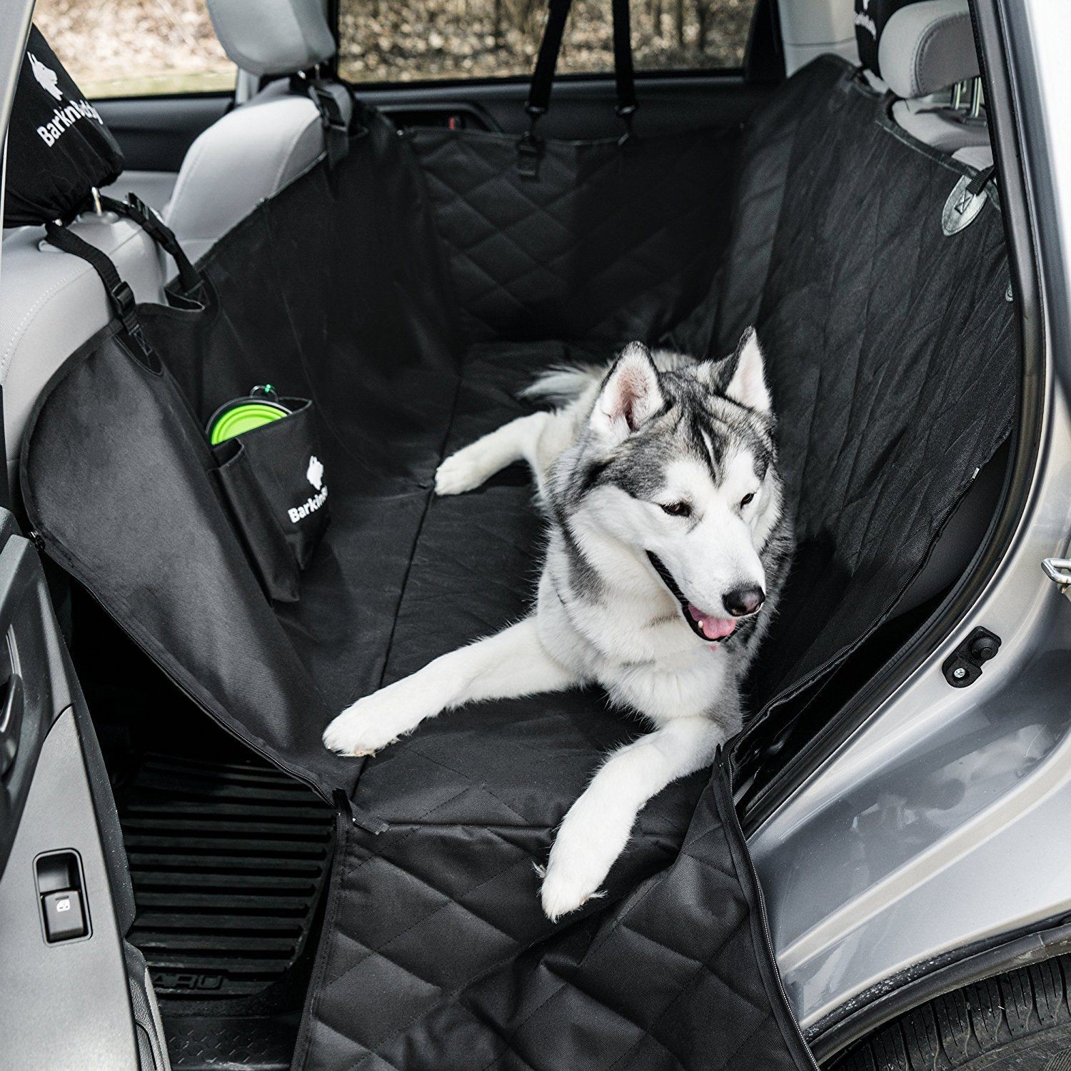Funda impermeable para asiento trasero de coche para mascotas, hamaca, antideslizante, protectora, multifunción